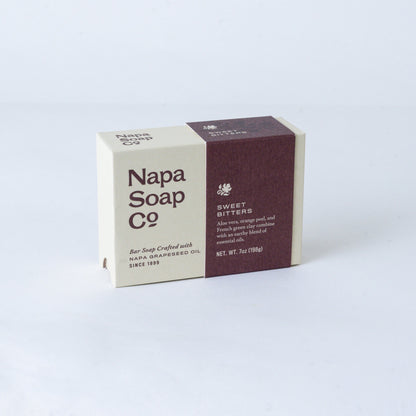 Handmade Soap - Sweet Bitters Earthy Essential Oils with Aloe, Calendula, Castor Oil & Orange Peel