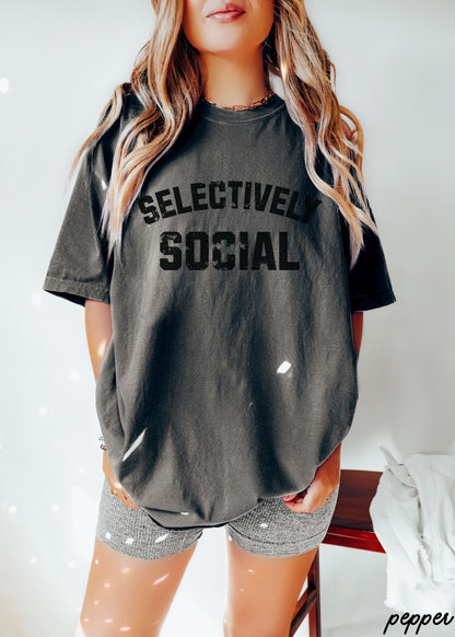 Selectively Social Graphic Tee