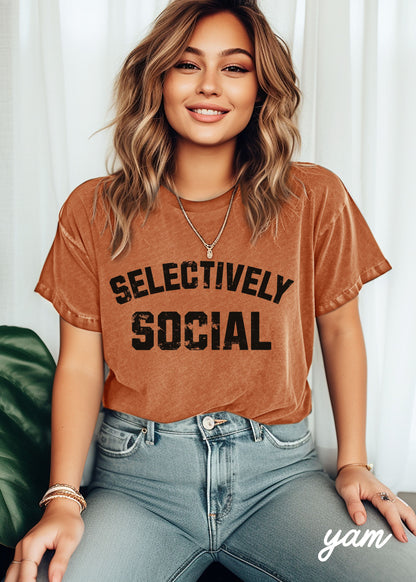 Selectively Social Graphic Tee