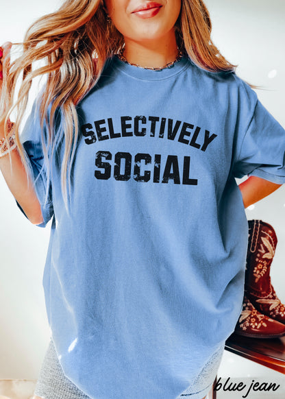 Selectively Social Graphic Tee
