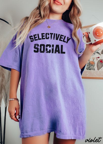 Selectively Social Graphic Tee