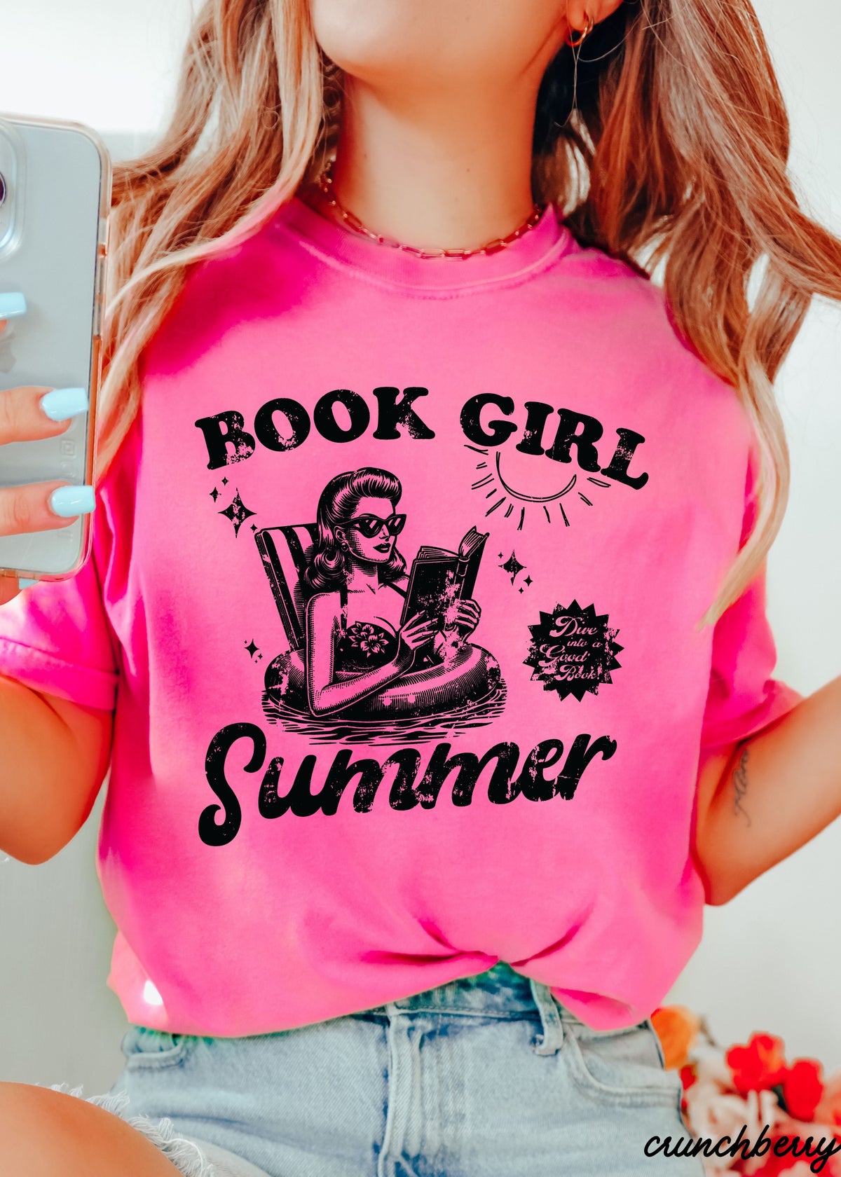 Book Girl Summer Graphic Tee