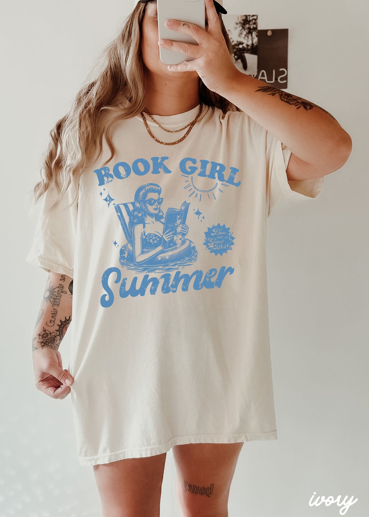 Book Girl Summer Graphic Tee