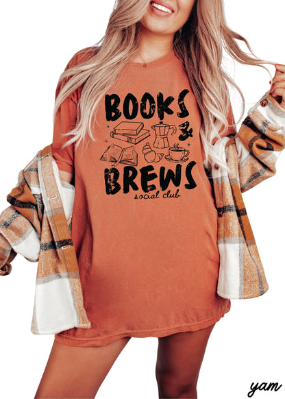 Books & Brews Social Club Graphic Tee
