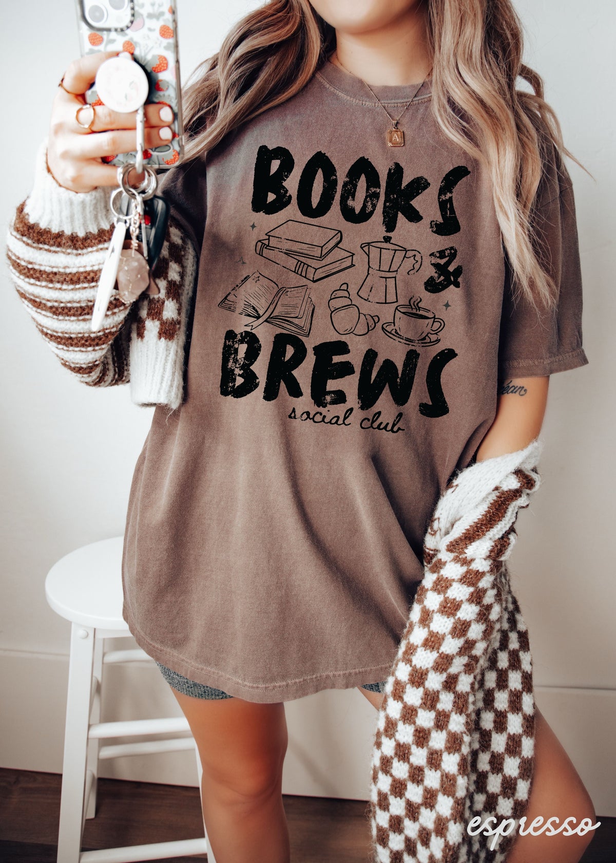Books & Brews Social Club Graphic Tee