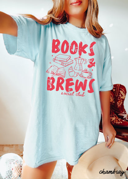 Books & Brews Social Club Graphic Tee