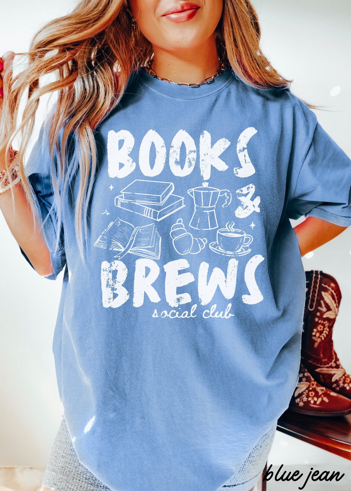Books & Brews Social Club Graphic Tee