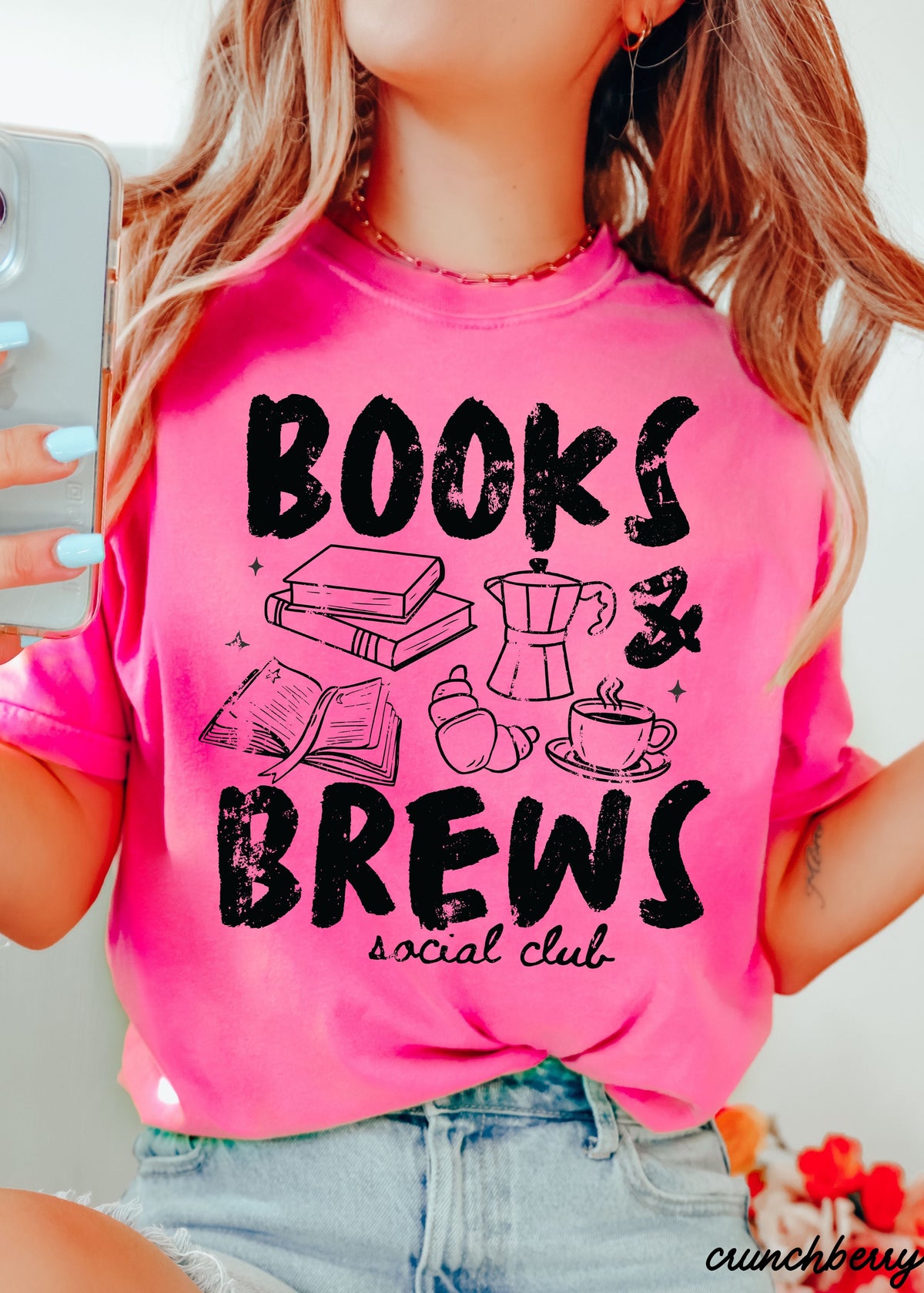 Books & Brews Social Club Graphic Tee