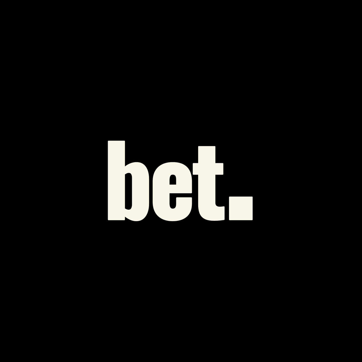 bet. Boxy Tee | Minimal Text Graphic, White Cropped T-Shirt