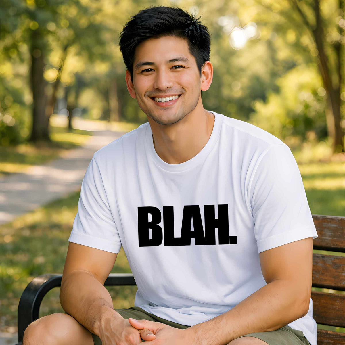 BLAH. Graphic Tee | Boxy Oversized T-Shirt