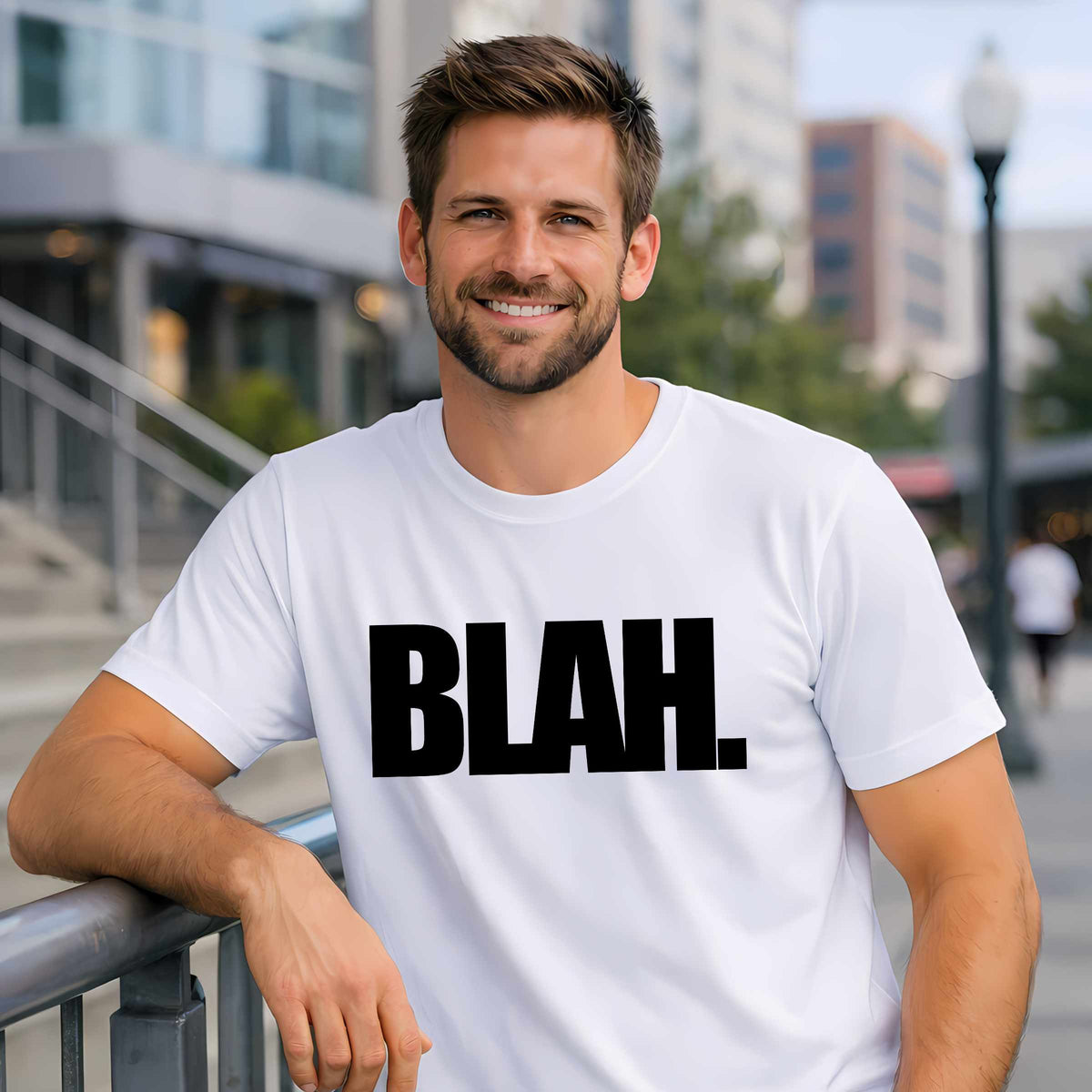 BLAH. Graphic Tee | Boxy Oversized T-Shirt
