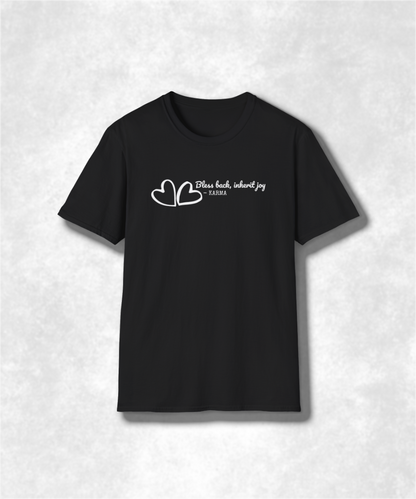 Bless Back Inherit Joy T-Shirt, Inspirational Faith Tee