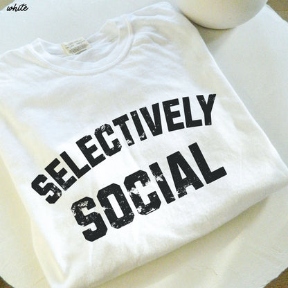 Selectively Social Graphic Tee