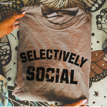 Selectively Social Graphic Tee