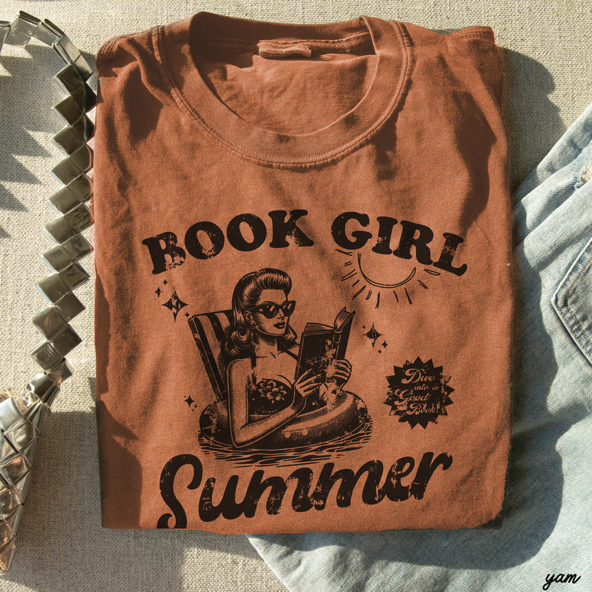 Book Girl Summer Graphic Tee