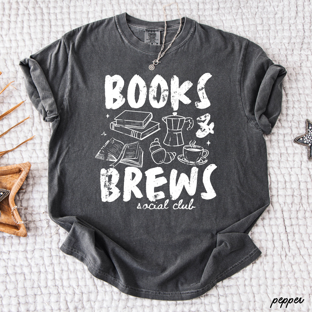 Books & Brews Social Club Graphic Tee