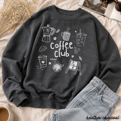 Coffee Club Graphic Sweatshirt