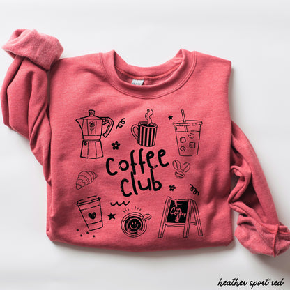 Coffee Club Graphic Sweatshirt