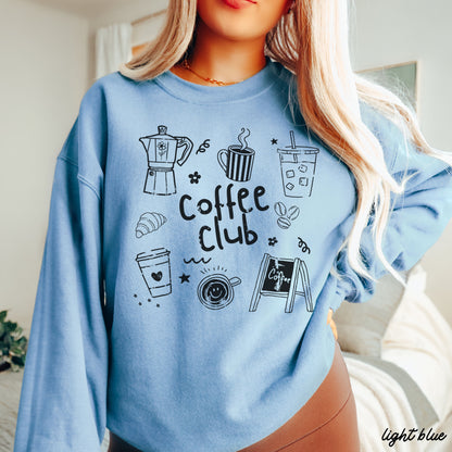 Coffee Club Graphic Sweatshirt