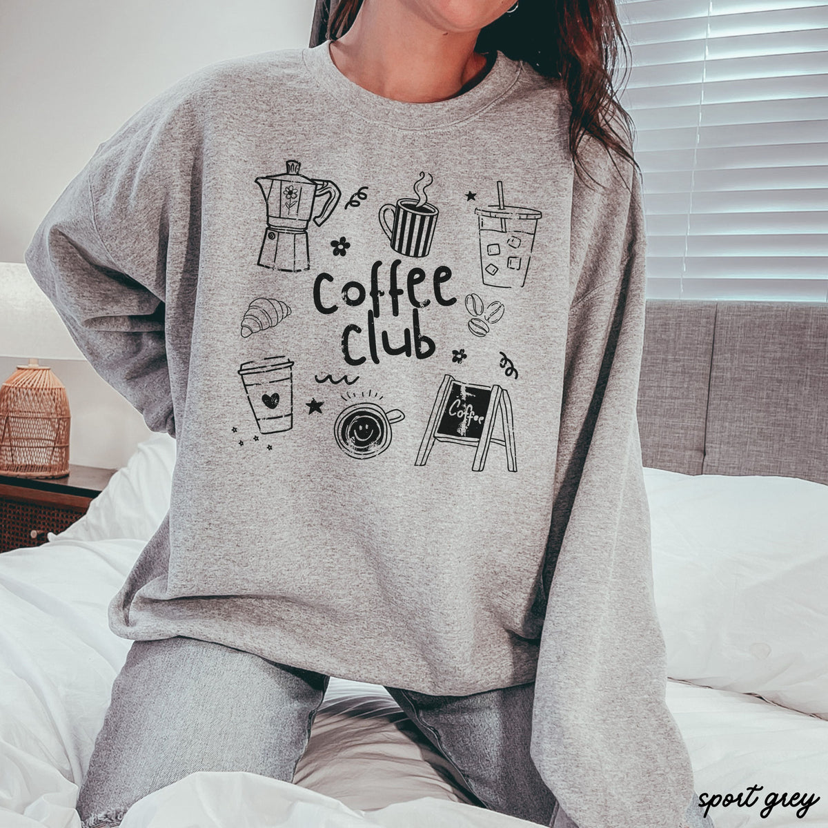 Coffee Club Graphic Sweatshirt