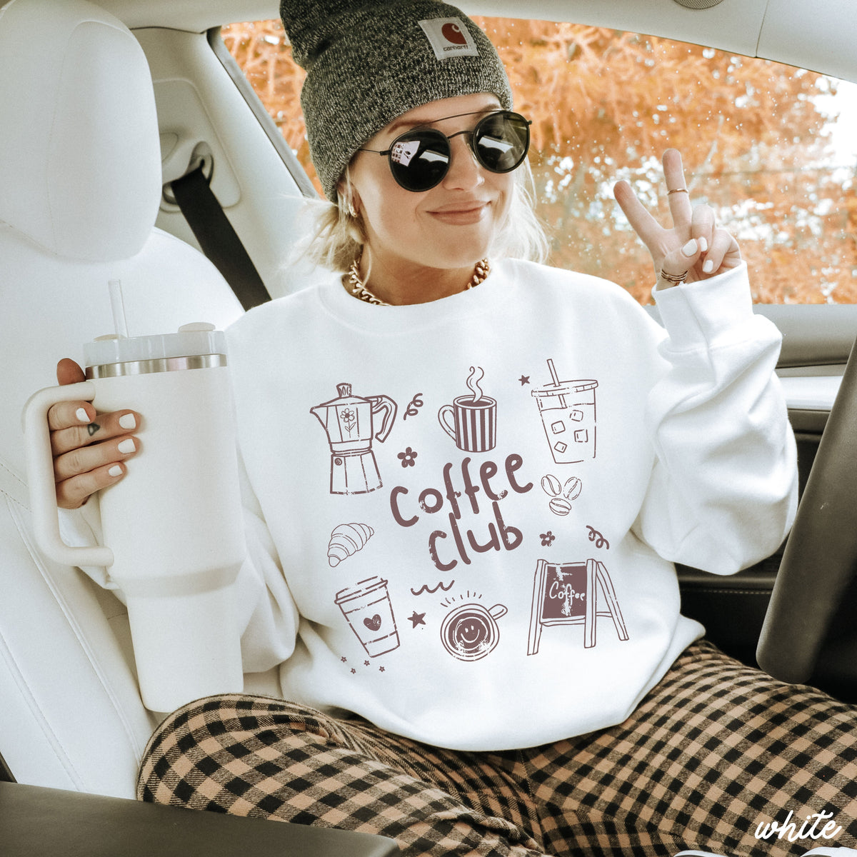 Coffee Club Graphic Sweatshirt