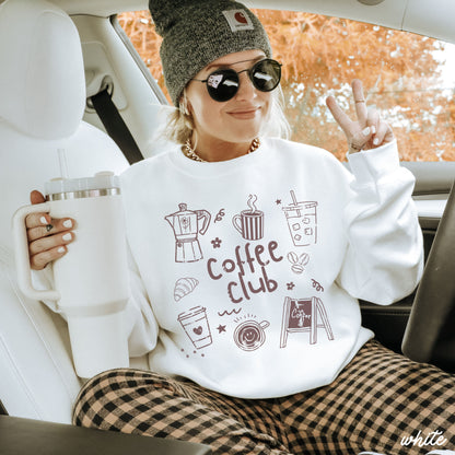 Coffee Club Graphic Sweatshirt