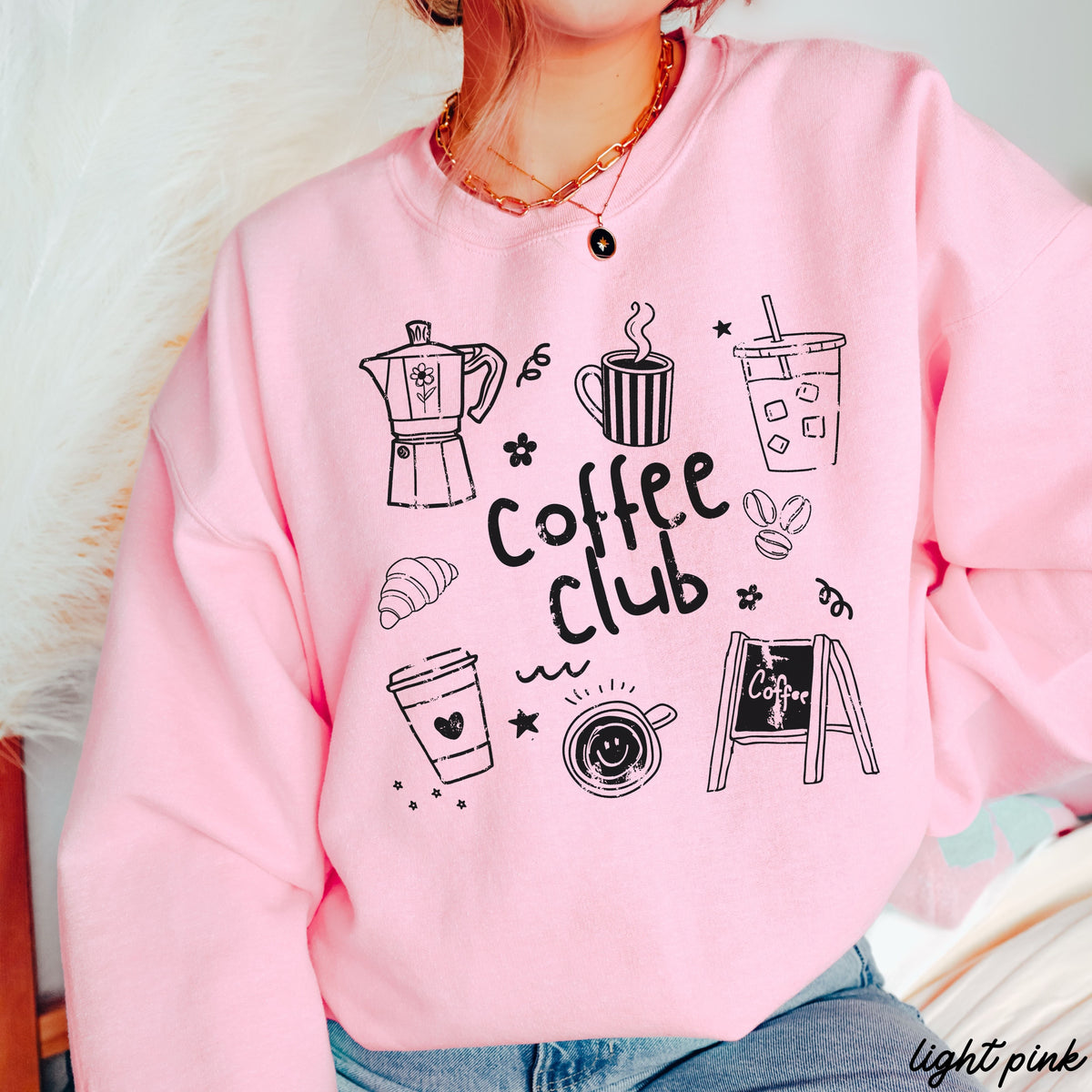 Coffee Club Graphic Sweatshirt