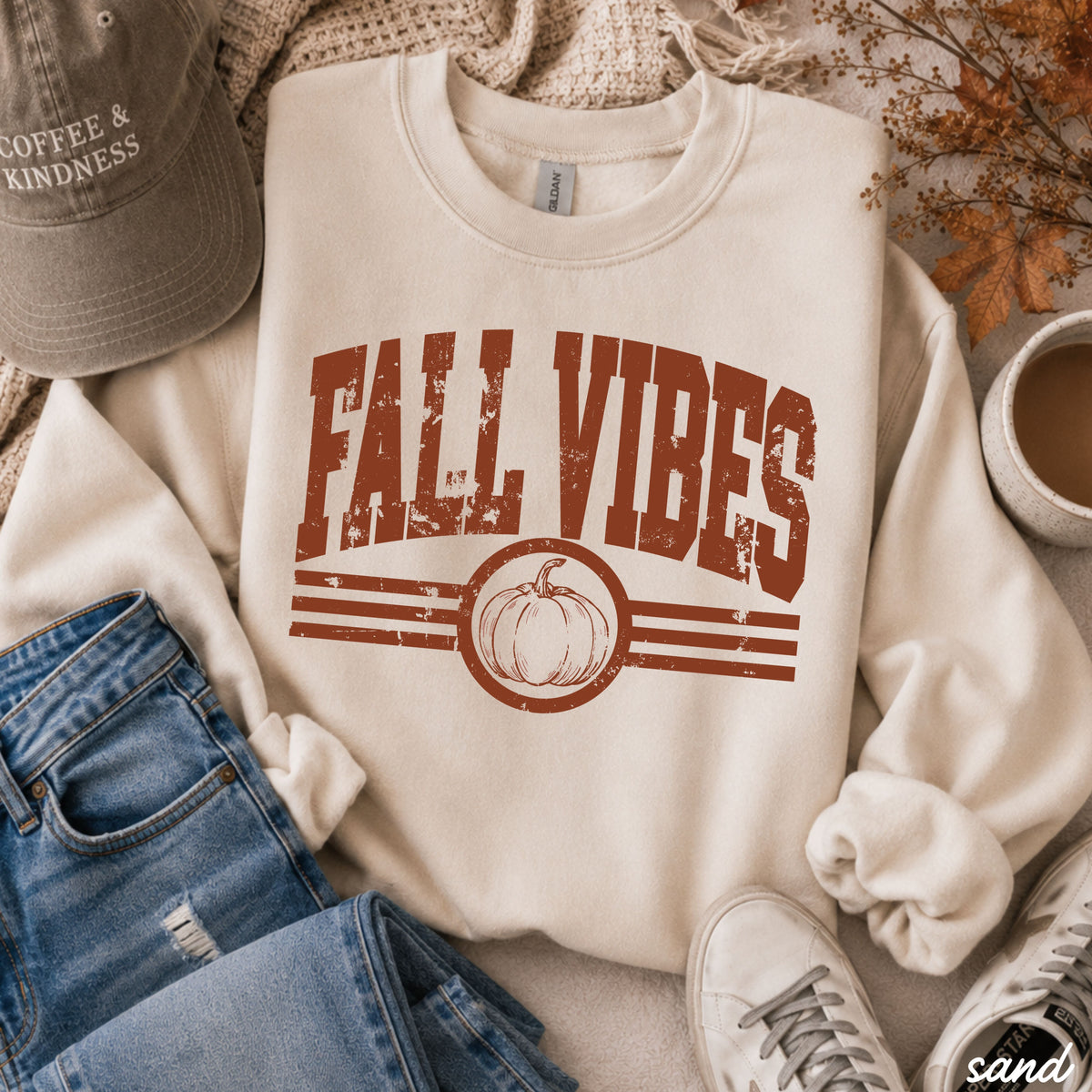 Fall Vibes Graphic Sweatshirt
