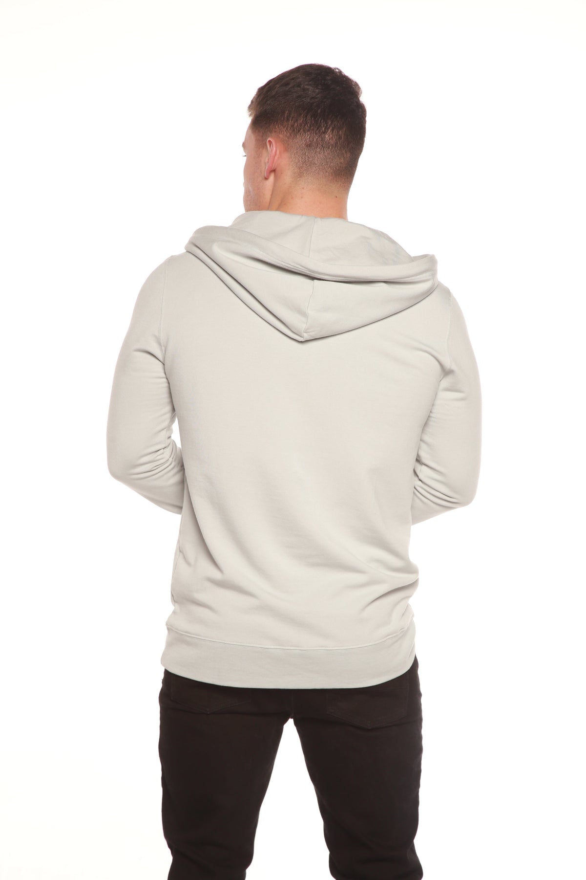 Men’s Bamboo Viscose Fleece Henley Hoodie