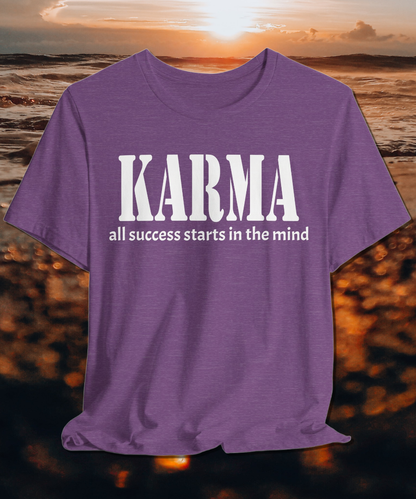 karma all success starts in the mind T-shirt