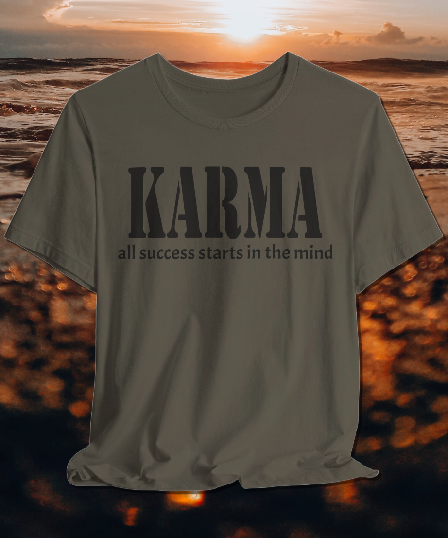 karma all success starts in the mind T-shirt