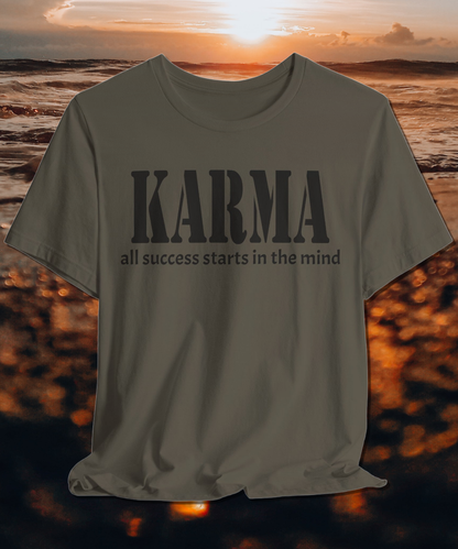 karma all success starts in the mind T-shirt