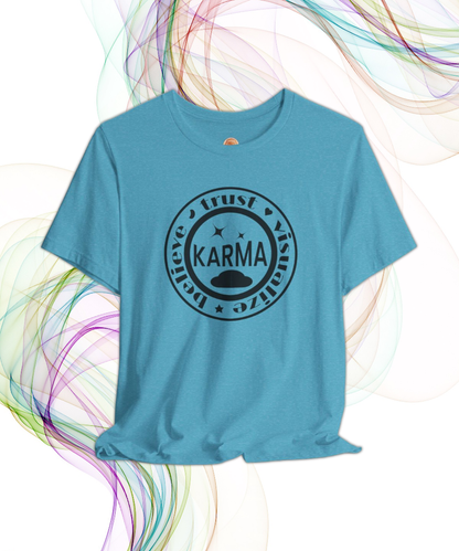 believe trust visualize karma T-shirt