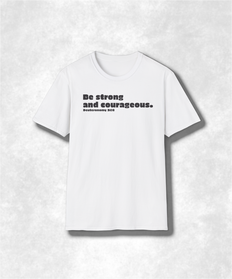 Religious Scripture Unisex Softstyle T-Shirt, Christian Bible Verse Tee, Inspirational Quote Shirt, Faith Apparel, Religious Gift