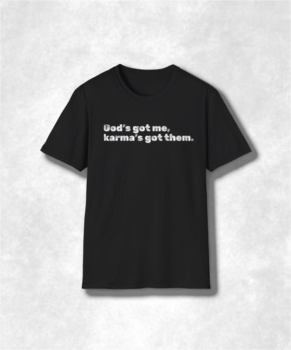 Faithful Karma Unisex T-Shirt, Inspirational Graphic Tee, Trust in God, Positive Vibes Shirt, Religious Gift
