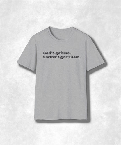 Faithful Karma Unisex T-Shirt, Inspirational Graphic Tee, Trust in God, Positive Vibes Shirt, Religious Gift