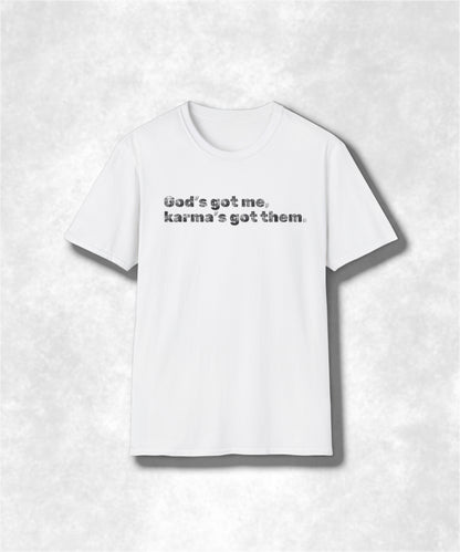 Faithful Karma Unisex T-Shirt, Inspirational Graphic Tee, Trust in God, Positive Vibes Shirt, Religious Gift