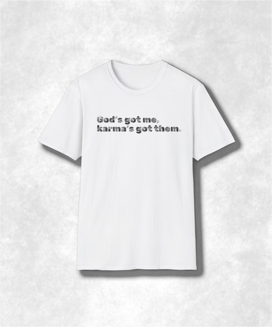 Faithful Karma Unisex T-Shirt, Inspirational Graphic Tee, Trust in God, Positive Vibes Shirt, Religious Gift