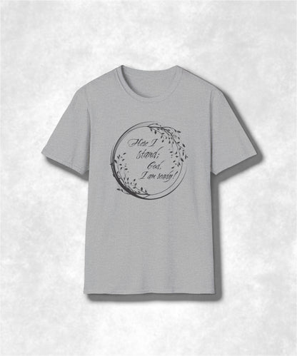 Religious Unisex T-Shirt, Christian Faith Shirt, Inspirational Tee, Spiritual Apparel, God Quote Clothing