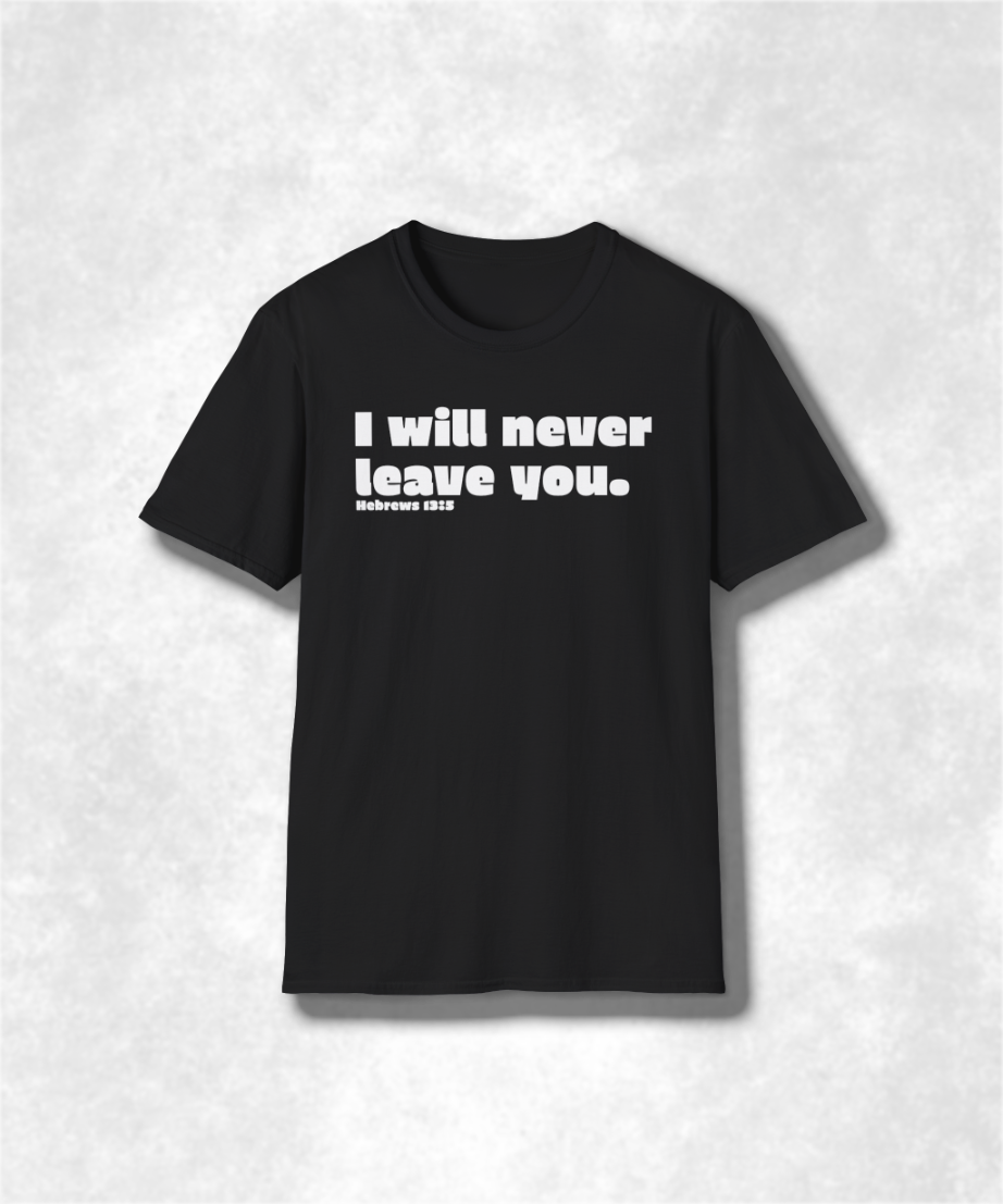 Christian Scripture Unisex Softstyle T-Shirt, Inspirational Bible Verse Tee, Religious Graphic Tee, Comfortable Christian Shirt, Hebrews