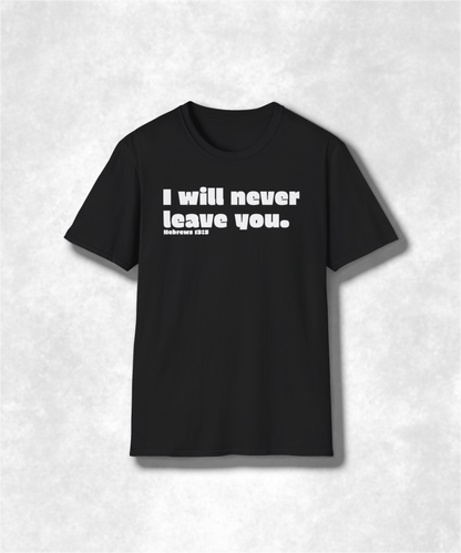 Christian Scripture Unisex Softstyle T-Shirt, Inspirational Bible Verse Tee, Religious Graphic Tee, Comfortable Christian Shirt, Hebrews