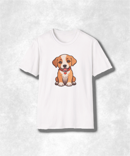 Cute Puppy Lover T-Shirt, Dog Themed Gift for Pet Owners, Animal Lover Tee, Casual Wear, Birthday Present, Home & Pet Enthusiasts