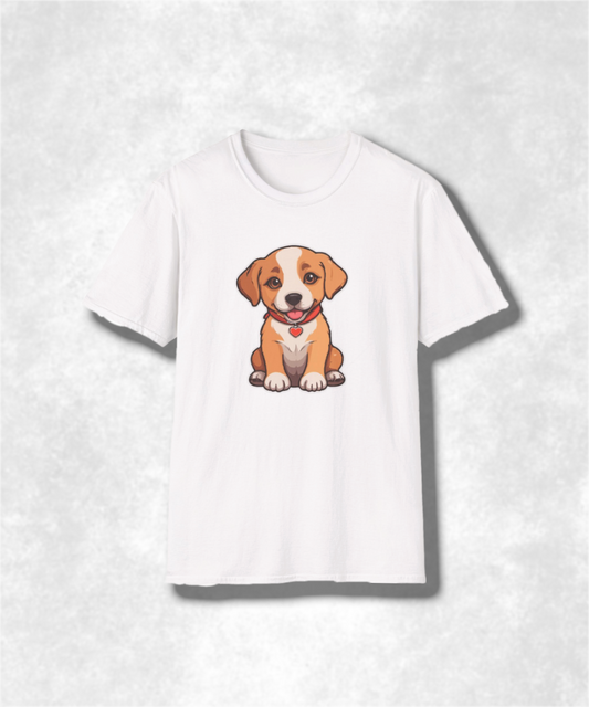 Cute Puppy Lover T-Shirt, Dog Themed Gift for Pet Owners, Animal Lover Tee, Casual Wear, Birthday Present, Home & Pet Enthusiasts