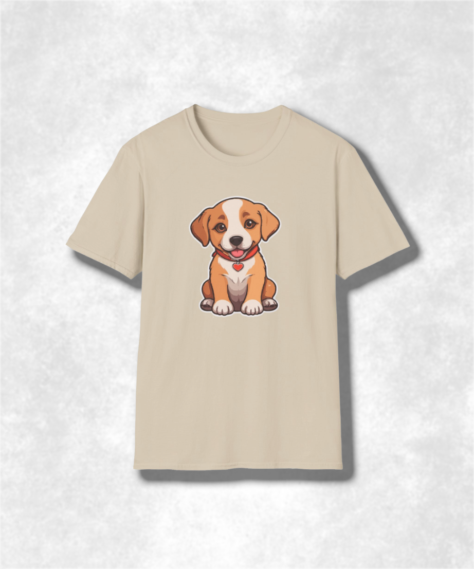 Cute Puppy Lover T-Shirt, Dog Themed Gift for Pet Owners, Animal Lover Tee, Casual Wear, Birthday Present, Home & Pet Enthusiasts