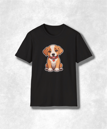 Cute Puppy Lover T-Shirt, Dog Themed Gift for Pet Owners, Animal Lover Tee, Casual Wear, Birthday Present, Home & Pet Enthusiasts