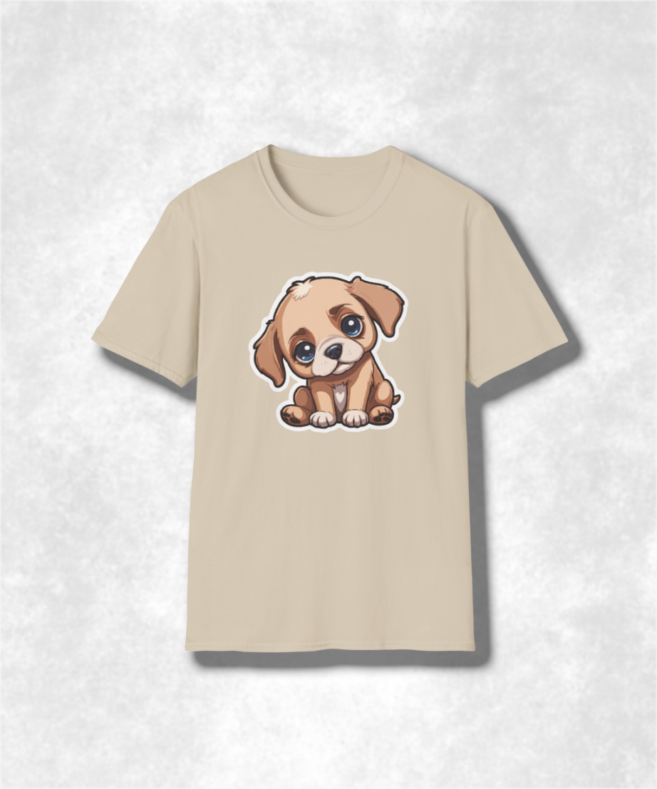 Cute Dog Graphic T-Shirt, Perfect Gift for Pet Lovers, Casual Wear, Birthday Gift, Dog-Themed Apparel