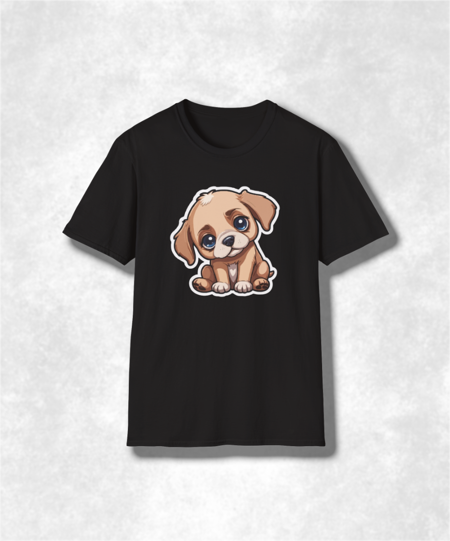 Cute Dog Graphic T-Shirt, Perfect Gift for Pet Lovers, Casual Wear, Birthday Gift, Dog-Themed Apparel
