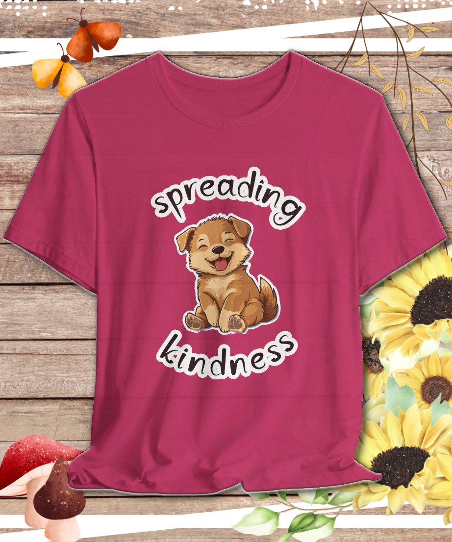 karma dog spreading kindness T-shirt