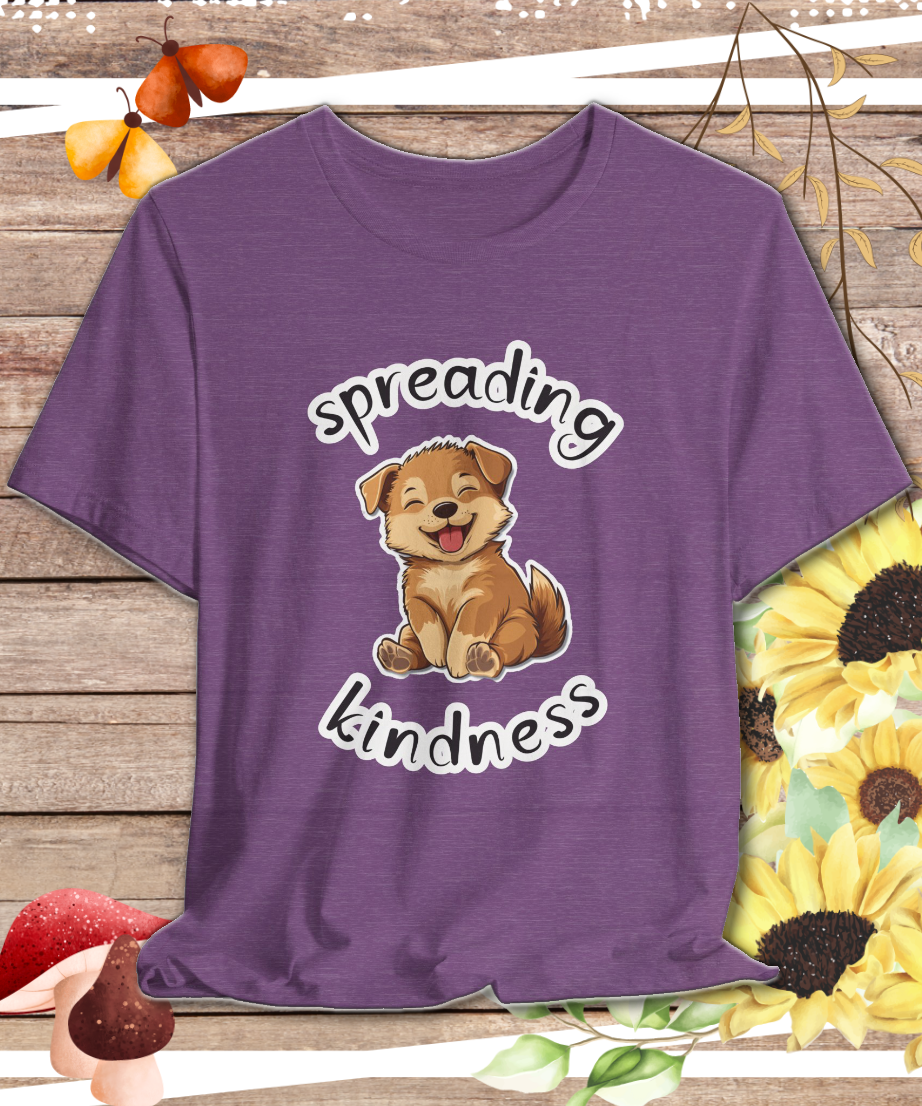 karma dog spreading kindness T-shirt