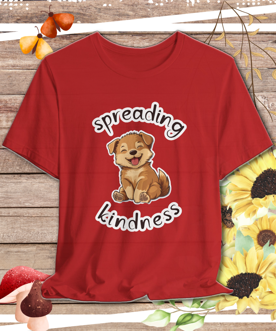 karma dog spreading kindness T-shirt